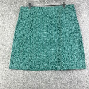 Ripskirt Hawaii Wrap Skirt Womens Large Green Geometric Coastal Beach Cover Up